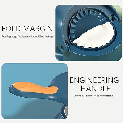 Dumpling Maker 3 in 1, Momo Maker, Gujiya Maker Machine, Momos Maker Machine, Kajjikayalu Karanji Maker- Samosa Maker - Skin Press Mould for Ghughra with Dumpling Puri Maker