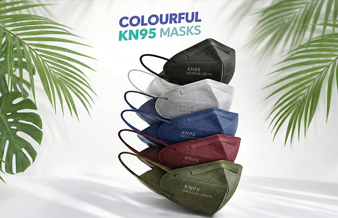 (Equivalent to N95, FFP2) Five Layers Face Mask, CE certified, Washable, Pack of 20 (Reusable)