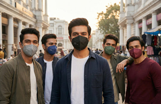 (Equivalent to N95, FFP2) Five Layers Face Mask, CE certified, Washable, Pack of 20 (Reusable)