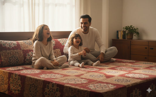 Soft Cotton Double Bedsheet Set with 2 Pillow Covers